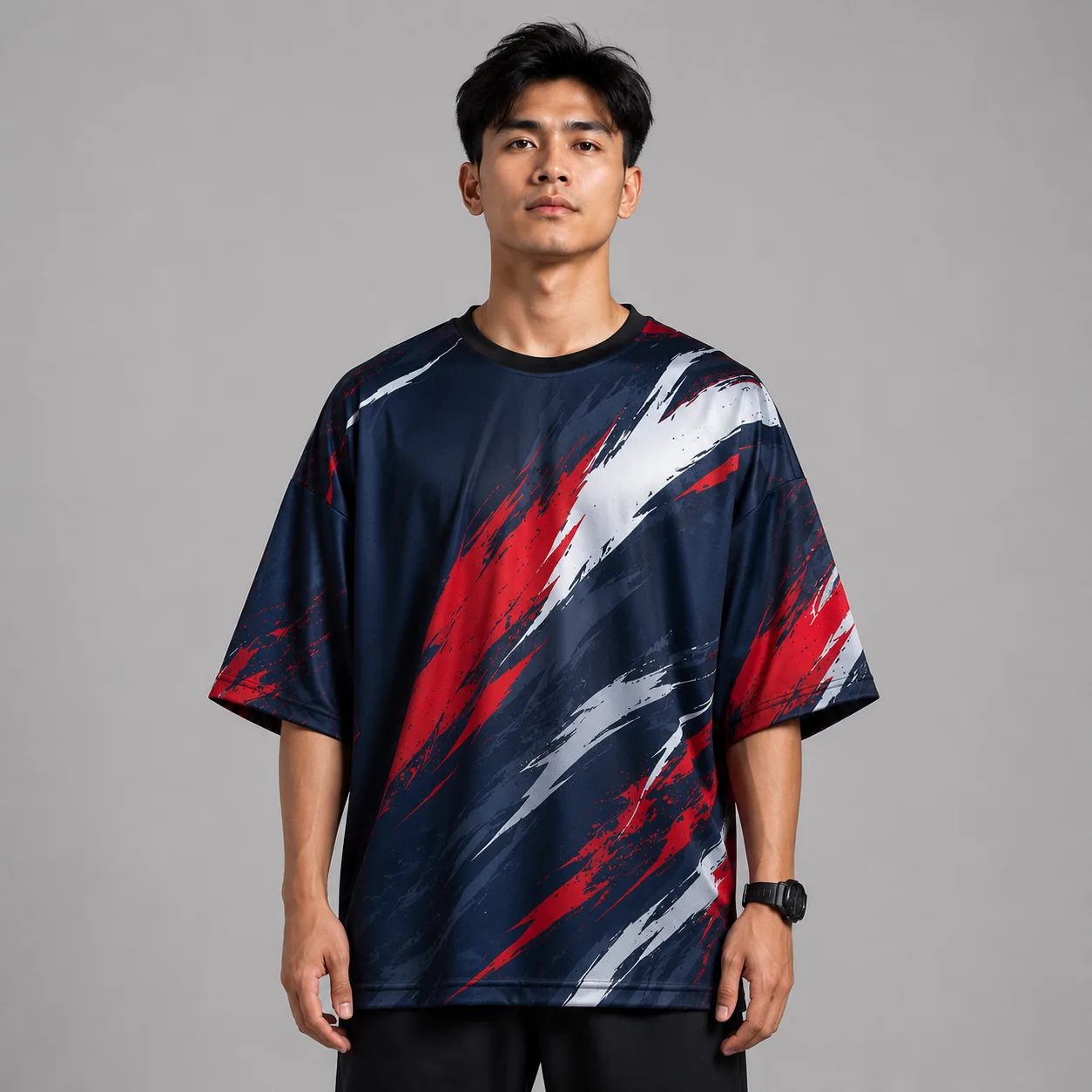 Baju sublimation jersey t-shirt oversized