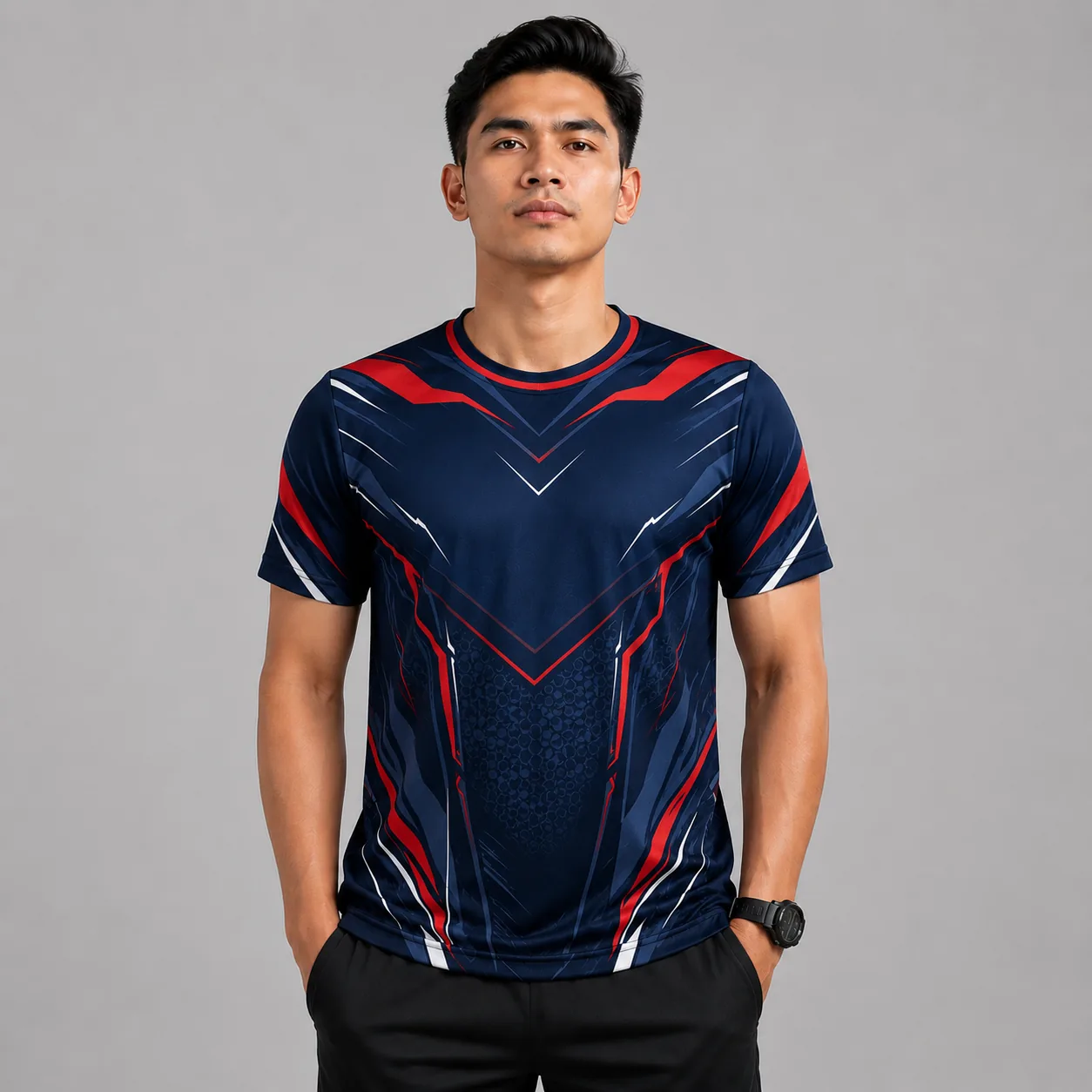 Baju sublimation jersey t-shirt regular fit