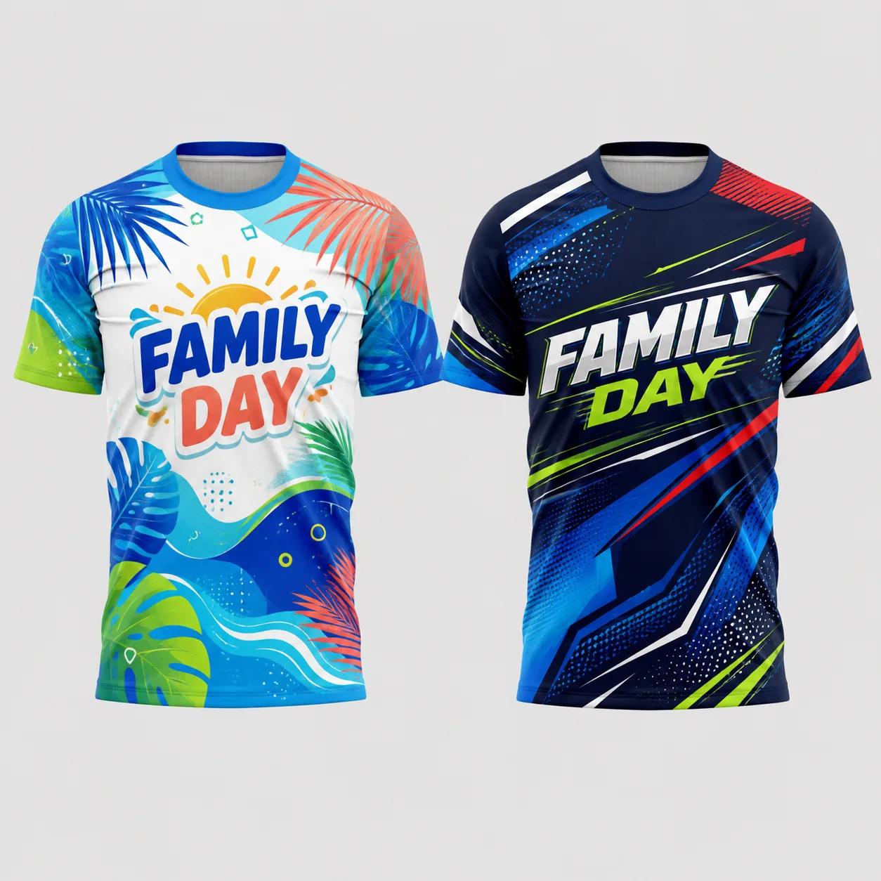 Design baju sublimation Family Day