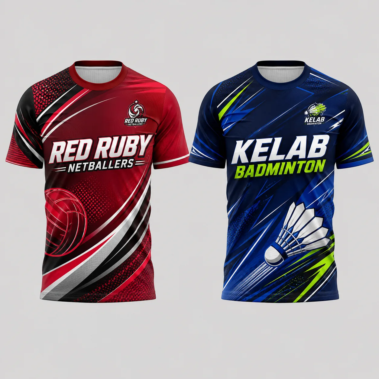 Design baju sublimation jersey team sukan